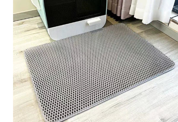 Double-Layer Anti-Tracking Cat Litter Mat