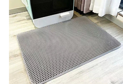 Double-Layer Anti-Tracking Cat Litter Mat